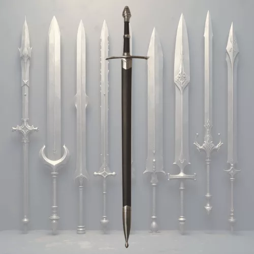 Replică decorativa Mayer Chess SW-161, inox, lungime 105 cm