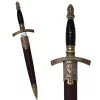 Pumnal decorativ Giftdeco SW-203 cu maner ornamentat
