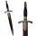 Pumnal decorativ Giftdeco SW-203 cu maner ornamentat