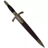 Pumnal Giftdeco SW-203 cu cruce templier rosie