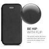 Husa Apple iPhone 5 / iPhone 5s / iPhone SE, Piele ecologica, Negru, 17148.01