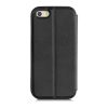 Husa Apple iPhone 5 / iPhone 5s / iPhone SE, Piele ecologica, Negru, 17148.01