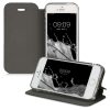 Husa Apple iPhone 5 / iPhone 5s / iPhone SE, Piele ecologica, Negru, 17148.01