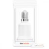 Set 4 Adaptoare dulie de la E14 la E27, Kwmobile, Alb, Plastic, 20824