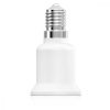 Set 4 Adaptoare dulie de la E14 la E27, Kwmobile, Alb, Plastic, 20824