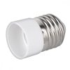 Set 4 Adaptoare dulie de la E27 la E14, Kwmobile, Alb, Plastic, 20910