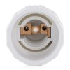 Set 4 Adaptoare dulie de la GU10 la E14, Kwmobile, Alb, Plastic, 27507