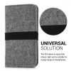 Husa Universala telefon, Textil, Gri, 29996.2.22