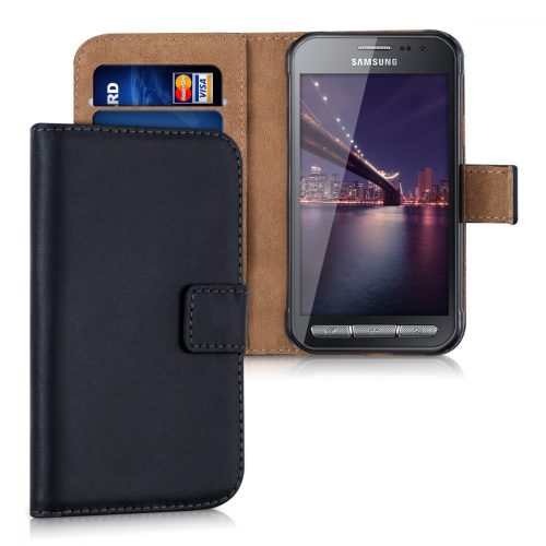 Husa Samsung Galaxy Xcover 3, Piele ecologica, Negru, 31506.01