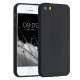 Husa Apple iPhone 5 / iPhone 5s / iPhone SE, Silicon, Negru, 33098.01