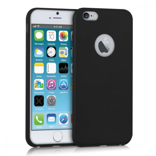 Husa Apple iPhone 6 / iPhone 6s, Silicon, Negru, 33100.01