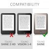 Husa pentru Tolino Shine, Textil, Gri, 34343.19