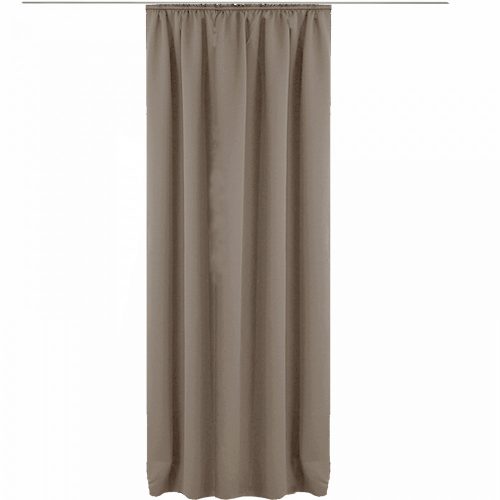 Draperie cu rejansa Jemidi, 140 x 245 cm, Maro, Poliester, 55276.24.01