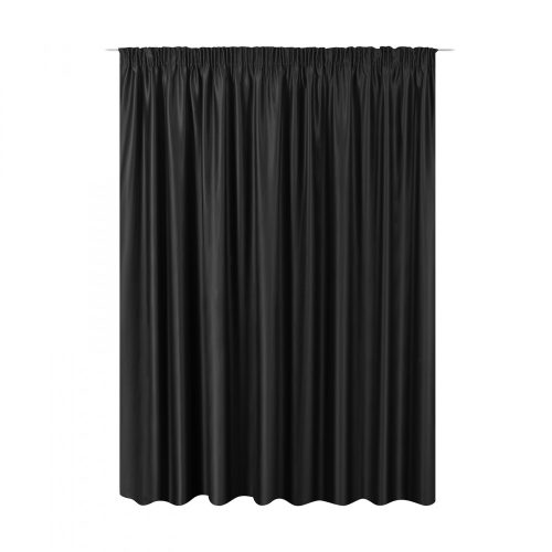 Perdea cu rejansa Jemidi, 300 x 245 cm, Negru, Poliester, 55276.01.02