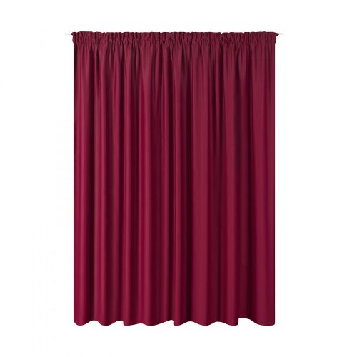 Perdea cu rejansa Jemidi, 300 x 245 cm, Bordo, Poliester, 55276.13.02