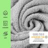 Prosop pentru sezlong Jemidi, 75 x 200 cm, Gri, Bumbac organic, 54941.25