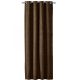 Perdea Elfie Opac cu inele Jemidi, 140 x 245 cm, Maro, Poliester, 55279.17.01