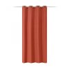 Perdea Elfie Opac cu inele Jemidi, 140 x 245 cm, Rosu, Poliester, 55279.29.01