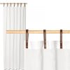 Perdea Donna cu bucle Jemidi, 135 x 245 cm, Alb, Poliester / Bumbac, 55194.02