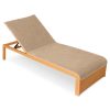 Prosop pentru sezlong Jemidi, 75 x 200 cm, Maro, Bumbac organic, 54889.05