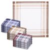 Set 12 Batiste de panza Jemidi, 40 x 40 cm, Multicolor, Bumbac, 55059.03