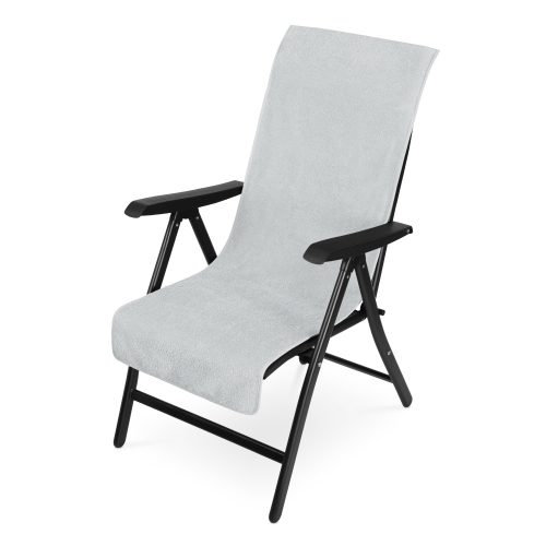 Husa pentru scaun Jemidi, 60 x 130 cm, Gri, Bumbac organic, 54895.25