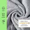 Husa pentru scaun Jemidi, 60 x 130 cm, Gri, Bumbac organic, 54895.25