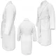 Halat de baie unisex Homelevel, 3XL, Alb, Bumbac organic, 54845.02.33
