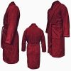 Halat de baie unisex Homelevel, 2XL, Bordo, Bumbac organic, 54845.13.5