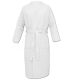 Halat de baie Waffle Pique unisex Homelevel, M, Alb, Bumbac organic, 54916.02.2