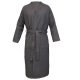 Halat de baie Waffle Pique unisex Homelevel, 5XL, Gri, Bumbac organic, 54916.73.35