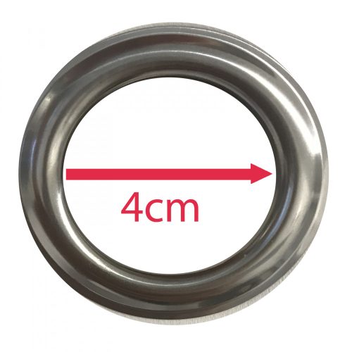 Draperie opaca cu inele Jemidi, 140 x 175 cm, Gri, Poliester, 55282.25.01