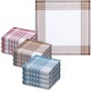 Set 12 Batiste de panza Jemidi, 40 x 40 cm, Multicolor, Bumbac, 55059.07