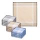 Set 12 Batiste de panza Jemidi, 40 x 40 cm, Multicolor, Bumbac, 55059.08