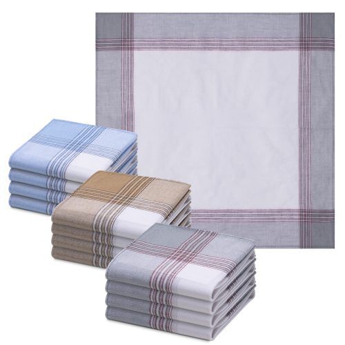 Set 12 Batiste de panza Jemidi, 40 x 40 cm, Multicolor, Bumbac, 55059.09