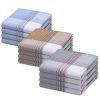 Set 12 Batiste de panza Jemidi, 40 x 40 cm, Multicolor, Bumbac, 55059.09
