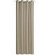 Draperie opaca Stella cu inele Jemidi, 140 x 245 cm, Maro, Poliester, 55283.24.01