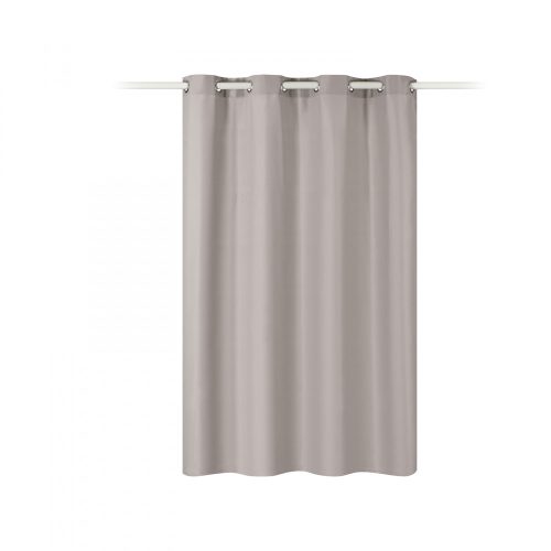Perdea opaca Stella cu inele Jemidi, 140 x 175 cm, Gri, Poliester, 55283.25.02