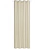 Perdea opaca Stella cu inele Jemidi, 140 x 175 cm, Crem, Poliester, 55283.16.02