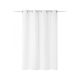 Draperie opaca Stella cu inele Jemidi, 140 x 175 cm, Alb, Poliester, 55283.02.02