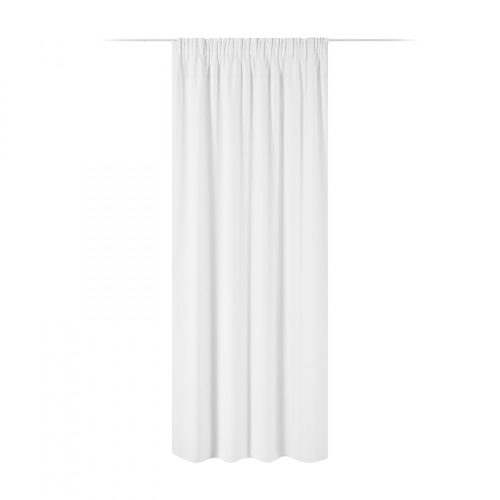 Perdea opaca Stella cu rejansa Jemidi, 140 x 245 cm, Alb, Poliester, 55283.02.03