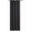 Perdea opaca Stella cu rejansa Jemidi, 140 x 245 cm, Negru, Poliester, 55283.01.03