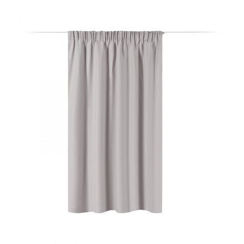 Perdea opaca Stella cu rejansa Jemidi, 140 x 175 cm, Gri, Poliester, 55283.25.04