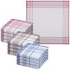 Set 12 Batiste de panza Jemidi, 40 x 40 cm, Multicolor, Bumbac, 55059.12