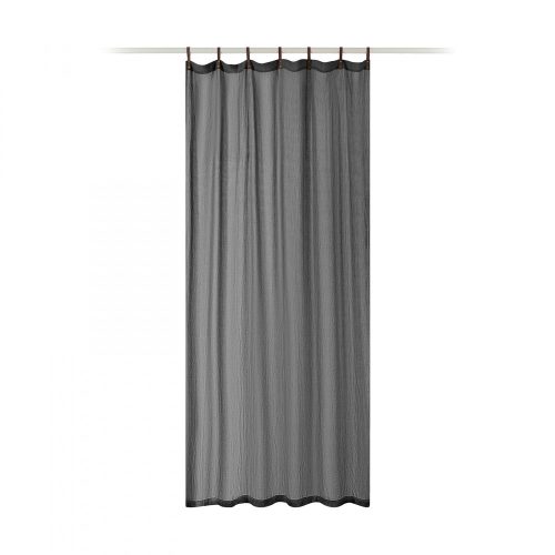 Perdea Donna cu bucle Jemidi, 135 x 245 cm, Gri, Poliester / Bumbac, 55194.01