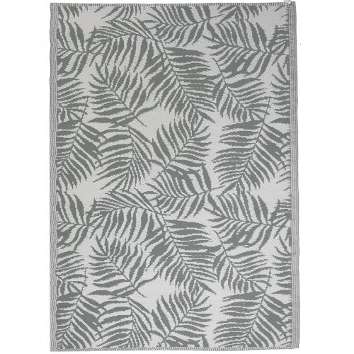 Covor exterior pentru terasa Jemidi, 120 x 180 cm, Gri, Polipropilena, 55024.22