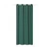 Perdea opaca cu inele Jemidi, 140 x 250 cm, Verde, Poliester, 55309.07