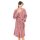 Halat de baie din tesatura Homelevel, M, Roz, Bumbac organic, 54856.08.2