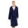 Halat de baie pentru copii Homelevel, 140, Albastru, Bumbac organic, 54864.17.38