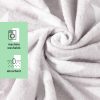 Poncho de baie pentru copii Homelevel, 4-7 ani, Gri, Bumbac, 54888.22.02
